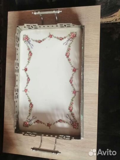 Поднос старинный