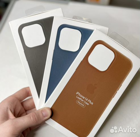 Кожаный Чехол Leather Case для iPhone 14 Plus