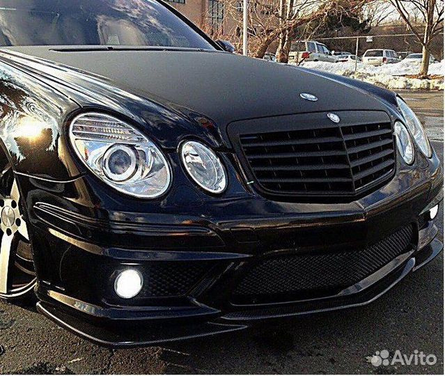 Губа передняя AMG 6.3 Mercedes W211