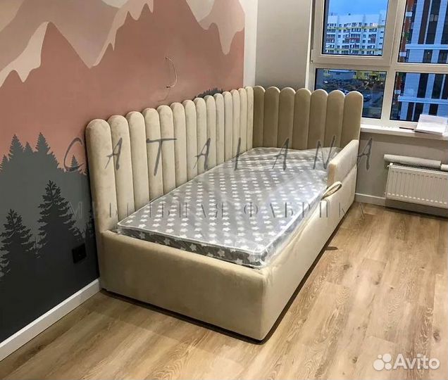 Детская кровать с мягкими бортиками/Без предоплаты