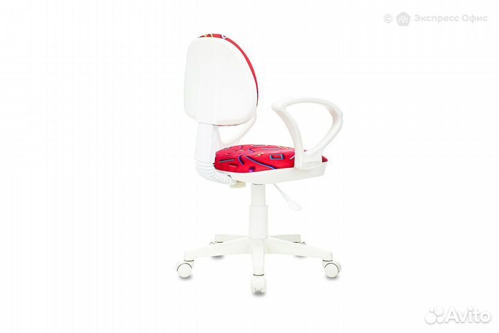 Кресло компьютерное детское Бюрократ KD-3/WH/ARM/s