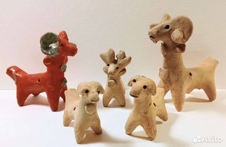 Глиняные игрушки. Абашево