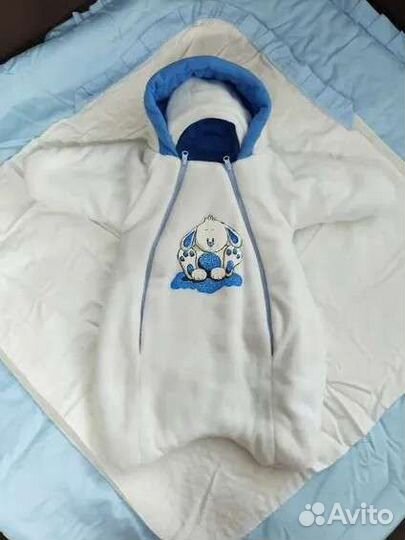 Зимний конверт на выписку