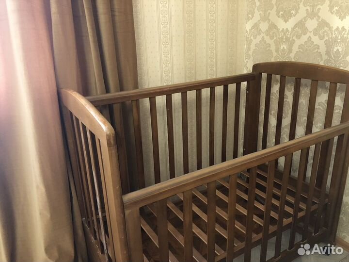 Детская кровать Италия бук,дуб, плюс матрас