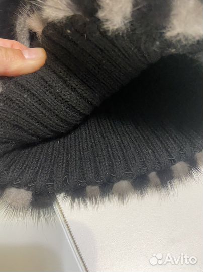 Шапка норковая женская
