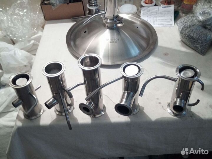 Узел отбора по пару и жидкости прямой