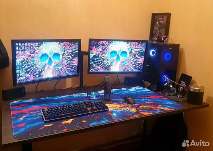 Кронштейн настольный 2 монитора