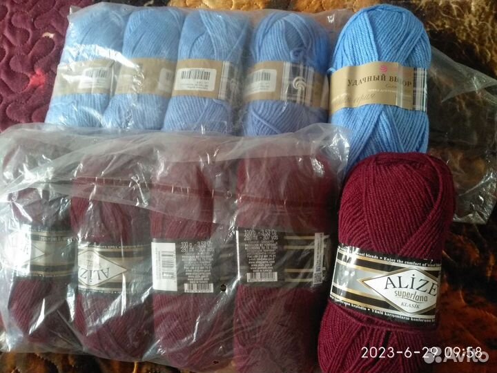Пряжа Alize и Пехорка