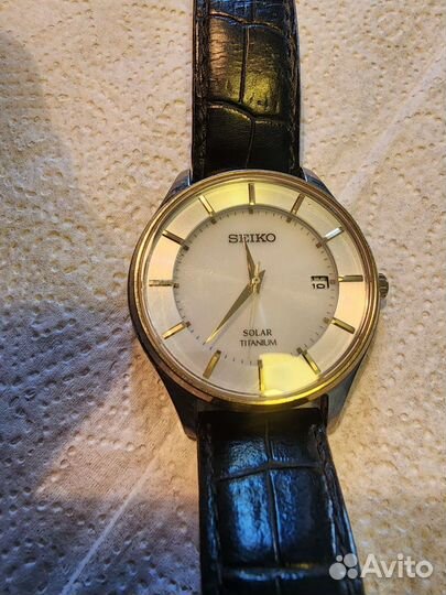 Часы Seiko solar titanium