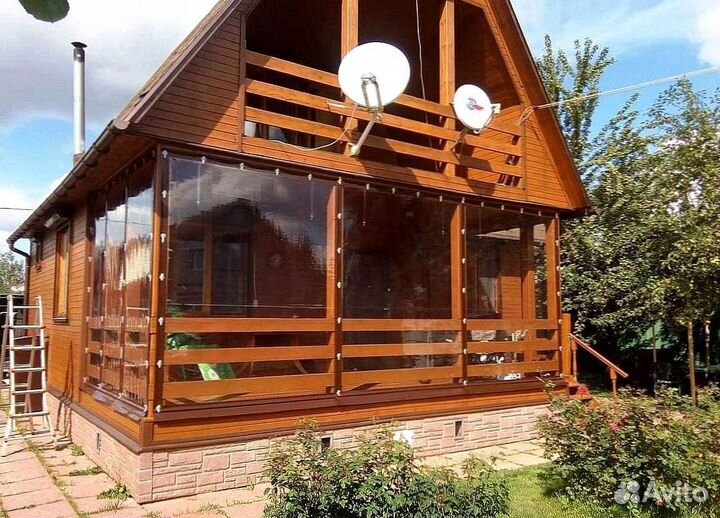 Мягкие окна для террас и беседок