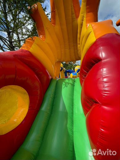 Детский надувной батут бу