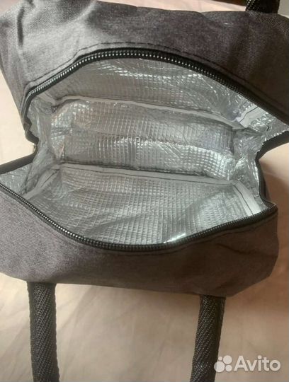 Сумка холодильник для обеда изоляционная Ланчбокс