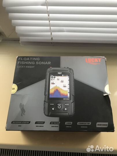 Эхолот lucky FF718LiC для рыбалки с берега и лодки