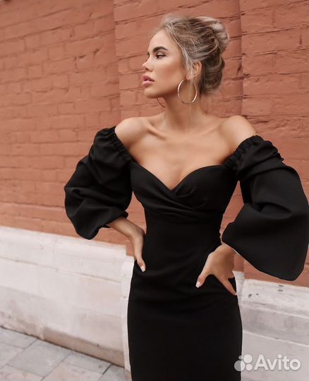 Платье черное clan6 вечернее