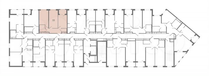 2-к. квартира, 57,2 м², 4/12 эт.