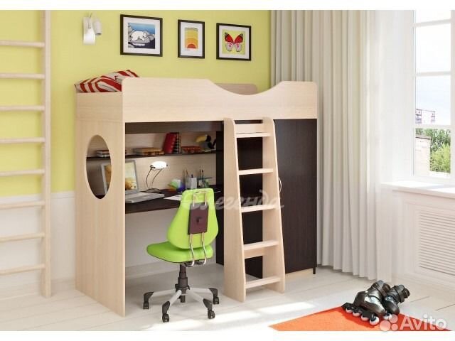 Кровать чердак