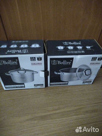 Кастрюли 3.1, 3.4 л