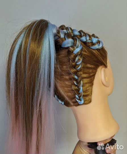 Афрохвост, брейды, боксерские косы