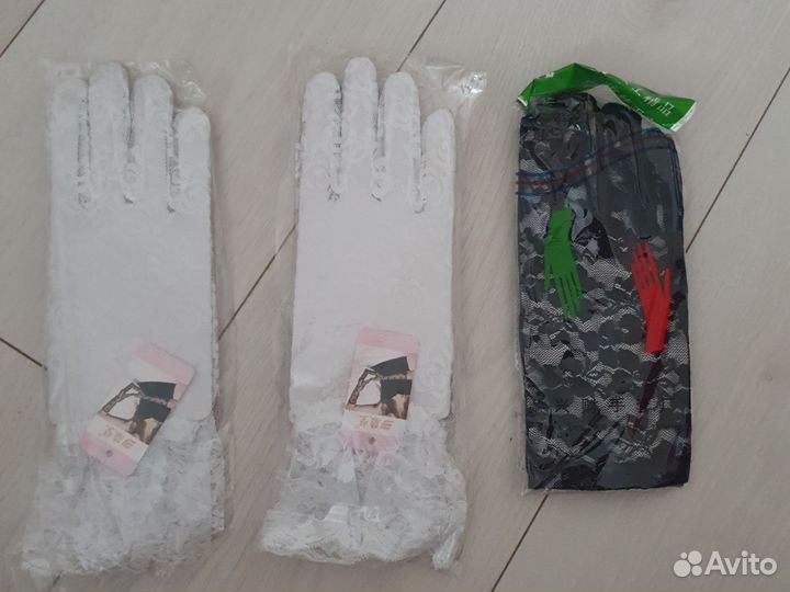 Перчатки ажурные