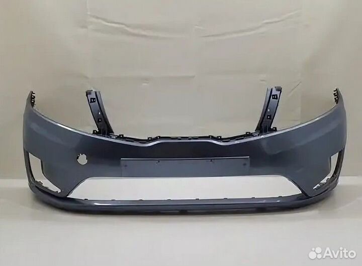 Бампер Kia Rio окрашенный в цвет