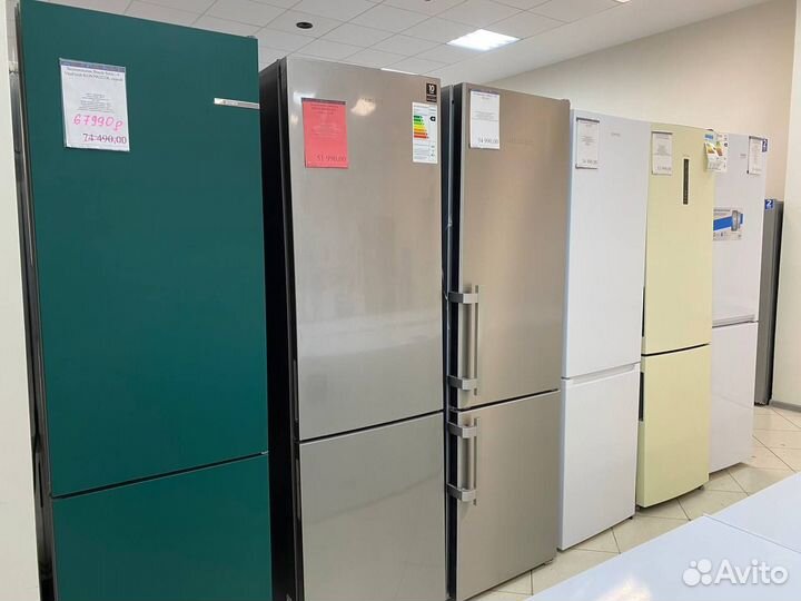 Двухкамерные холодильники