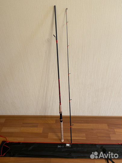 Спиннинг штекерный Shimano catana 2,4 m 15-40