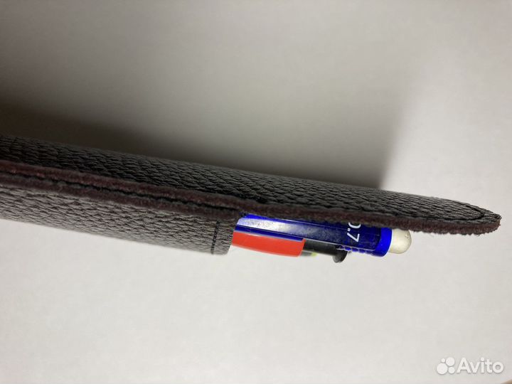 Пенал кожа на 5-7 ручек(карандашей) открытый