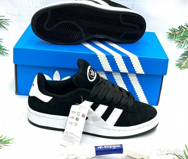 Кроссовки Adidas Campus 00s Black Люкс