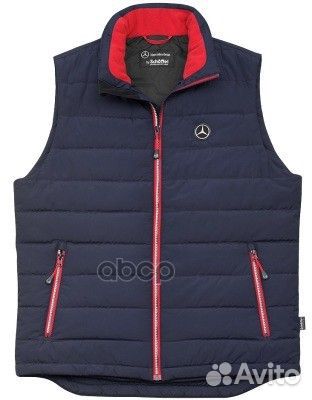 Мужской жилет Mercedes Weste Herren Blue размер