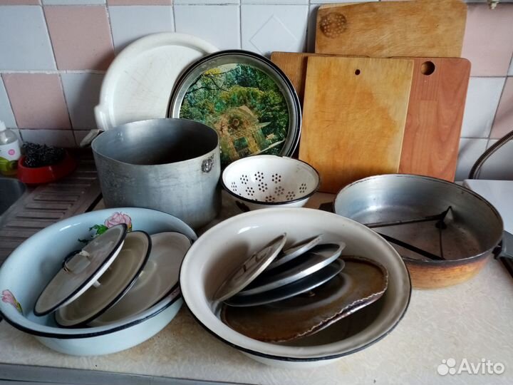 Кухонная утварьПосуда Кастрюли Сковародки Хрусталь