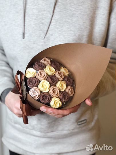 Шоколадные розы, шоколадный букет