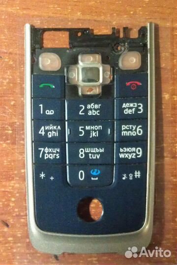 Клавиатура Nokia 6600 fold (синий)