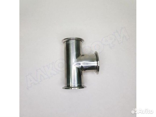 Тройник кламп-кламп 1,5