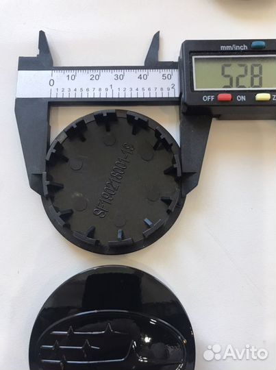 Колпачки Заглушки литые диски Subaru Субару Black