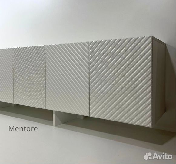 Тумба тв Bravo с фрезеровкой (180х40х30 см)