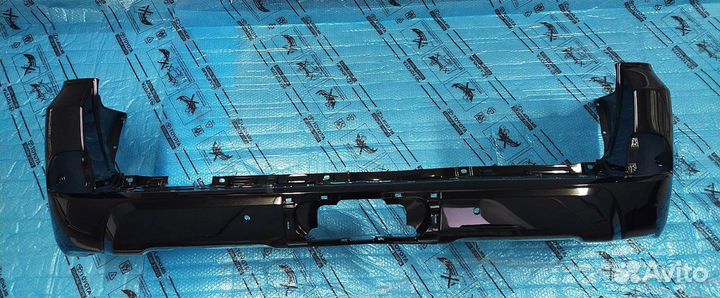 Задний бампер Лексус лх 450d Оригинал черный 15-21