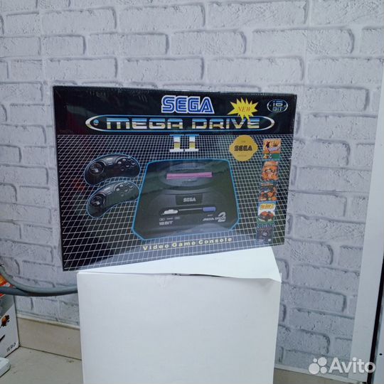 Sega мега драйв 2 с играми. Новая. Кгн65