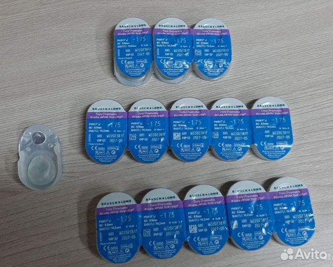 Линзы контактные - 1,75