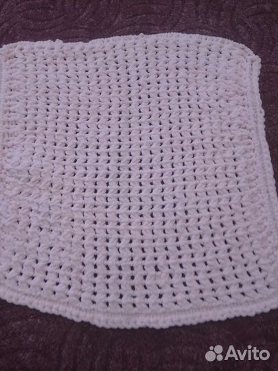 Плед детский вязаный ручная работа