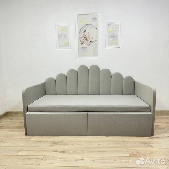 Кровать для подростка/детская с мягкими бортиками