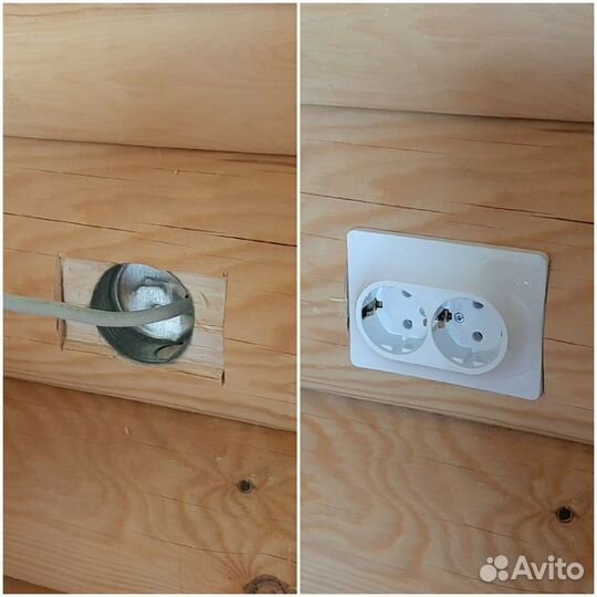 Электромонтаж в деревянных домах