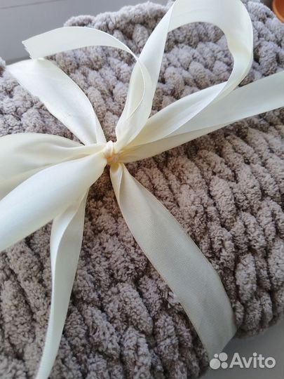 Плед детский вязаный