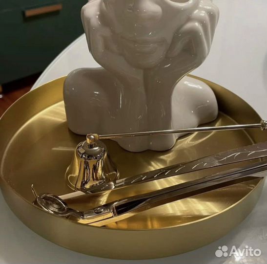 Поднос декоративный для свечей