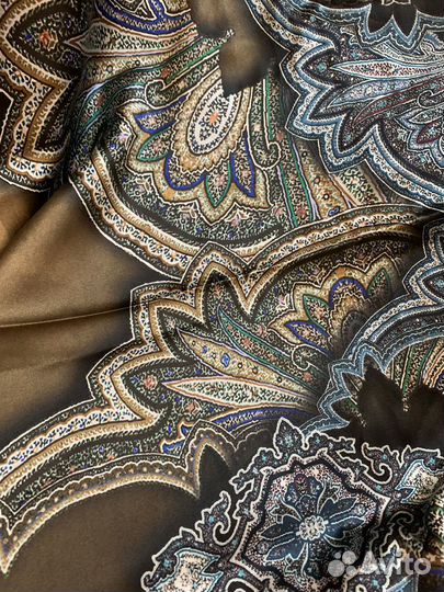 Отрез 2,7 м, шелк с эластаном Alta moda, 7628DG-DG