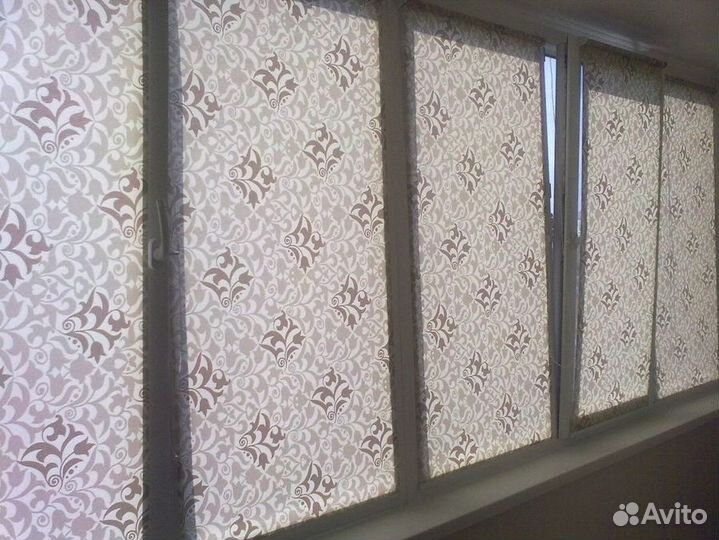 Рулонные жалюзи уни (с направляющими)