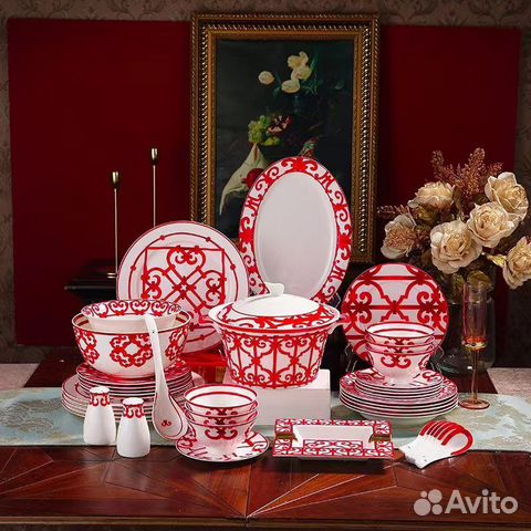 Чайно столовый сервиз Hermes