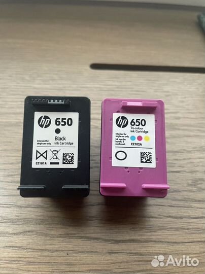 Картриджи hp 650 (пустые)