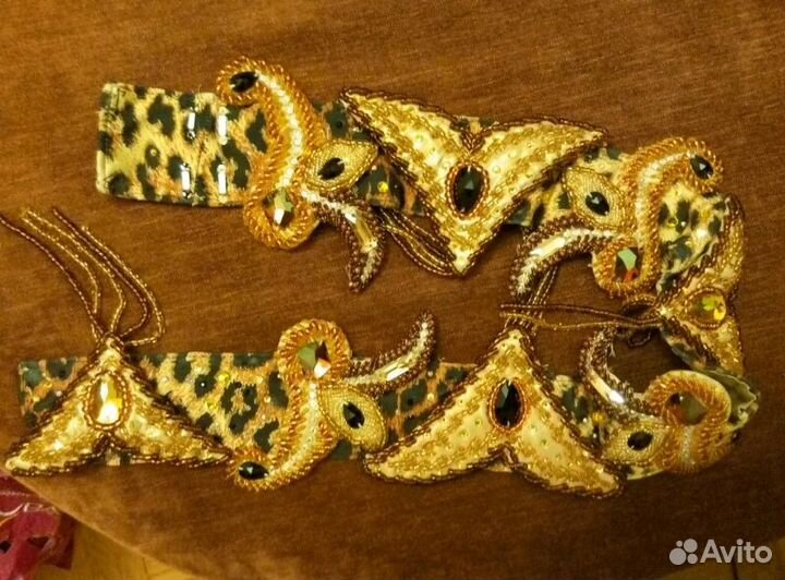 Костюм для танца живота, камни сваровски