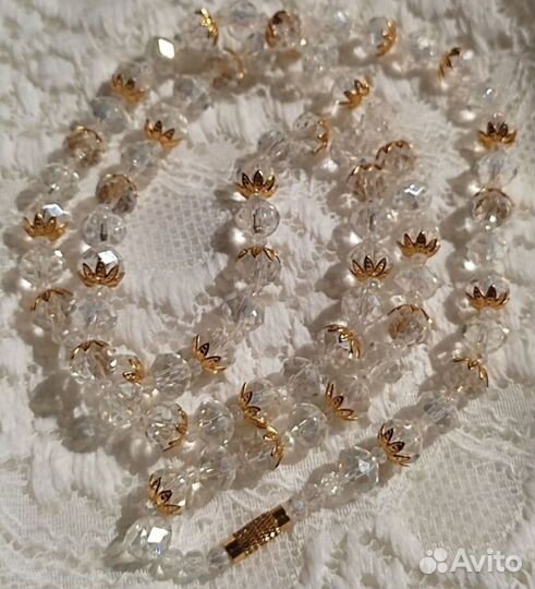 Бусы винтажные новые
