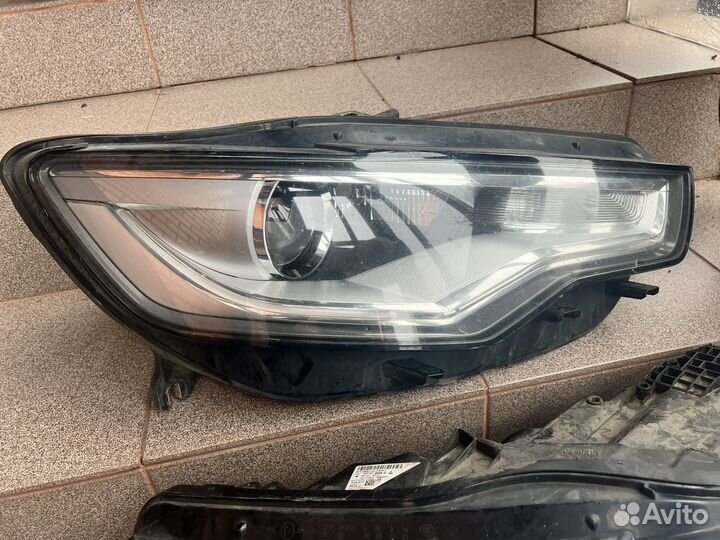 Фара правая и левая на Audi A6 c7 до рестайлинг